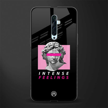 intense feelings glass case for oppo reno 2f image
