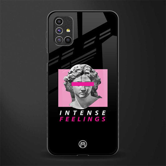 intense feelings glass case for samsung galaxy m51 image