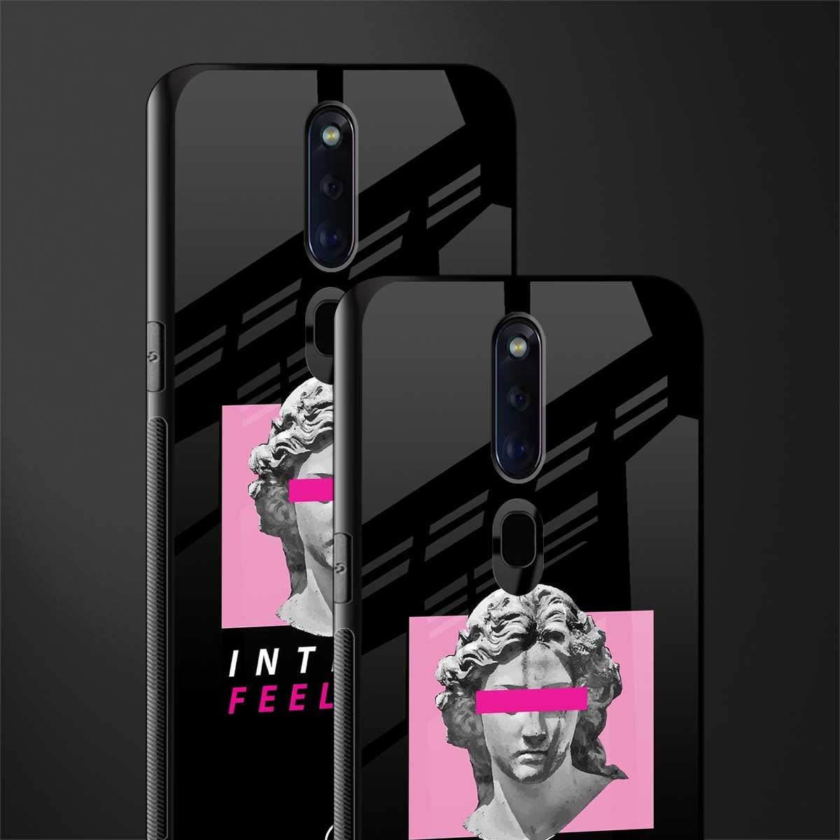 intense feelings glass case for oppo f11 pro image-2