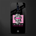 intense feelings glass case for oppo f11 pro image