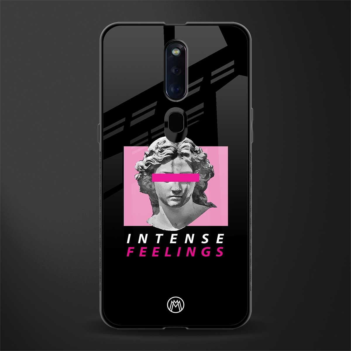 intense feelings glass case for oppo f11 pro image
