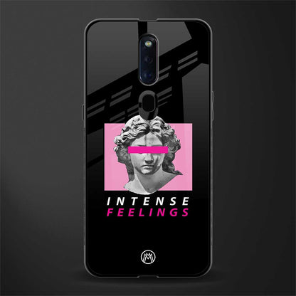 intense feelings glass case for oppo f11 pro image