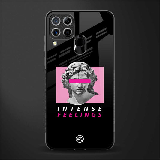 intense feelings glass case for realme c15 image