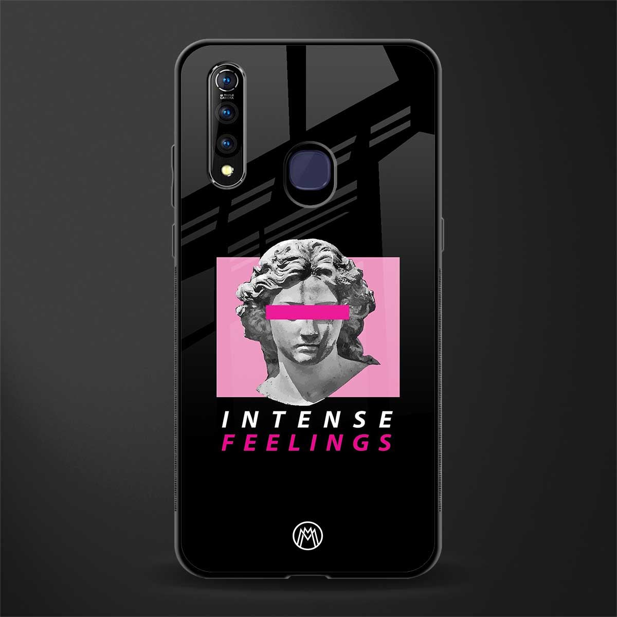 intense feelings glass case for vivo z1 pro image