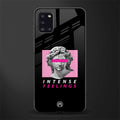 intense feelings glass case for samsung galaxy a31 image