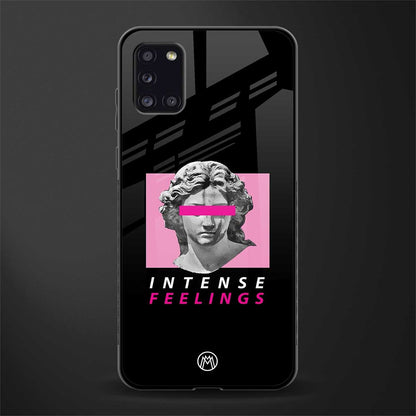 intense feelings glass case for samsung galaxy a31 image