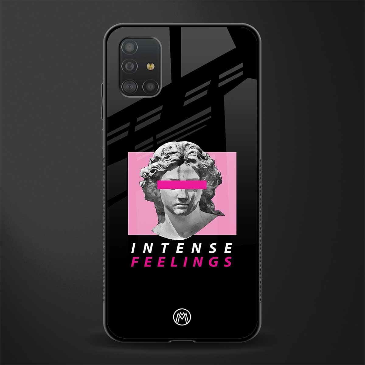 intense feelings glass case for samsung galaxy a51 image