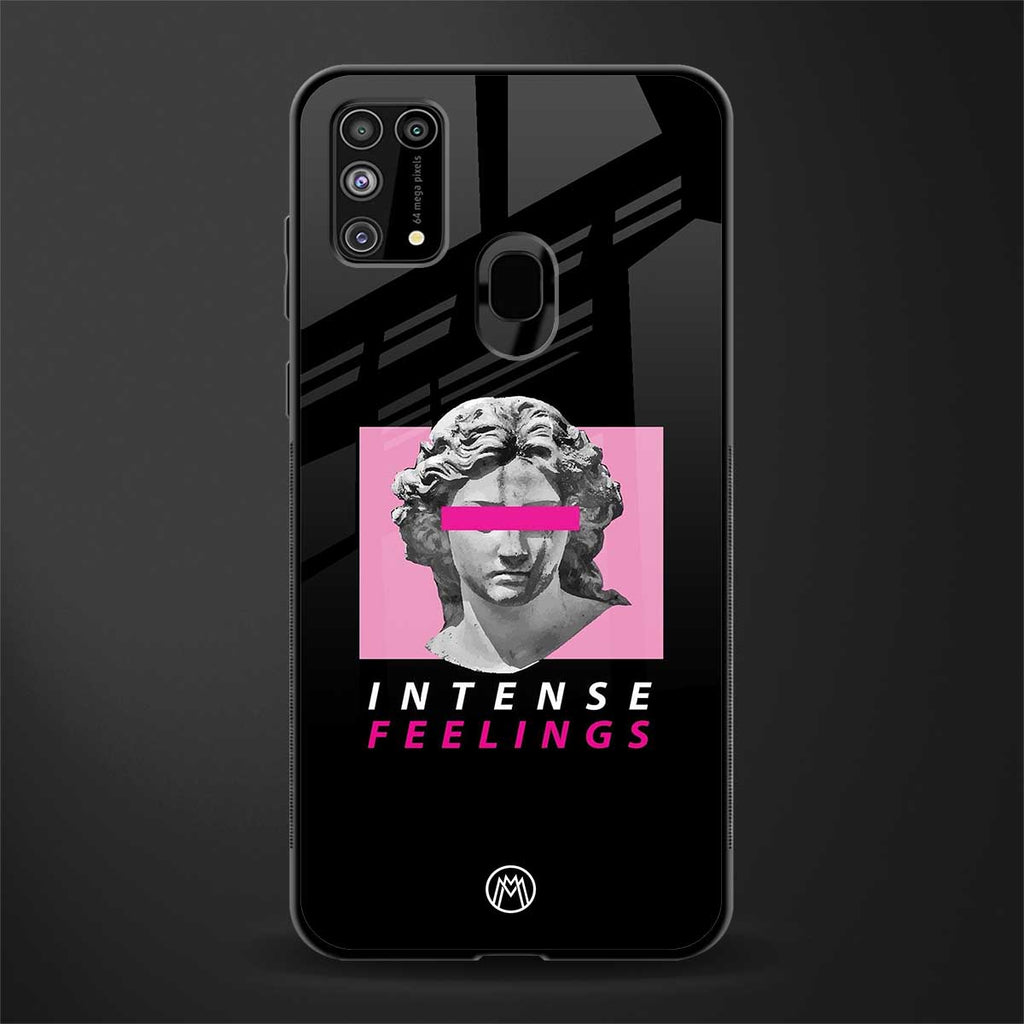 intense feelings glass case for samsung galaxy m31 prime edition image