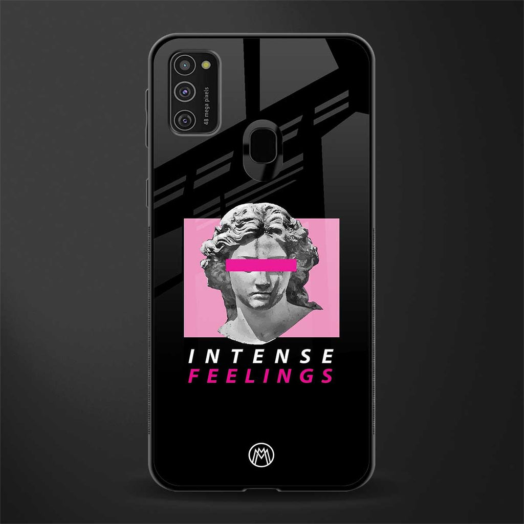 intense feelings glass case for samsung galaxy m21 image