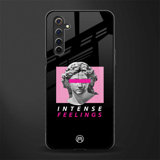 intense feelings glass case for realme 6 image