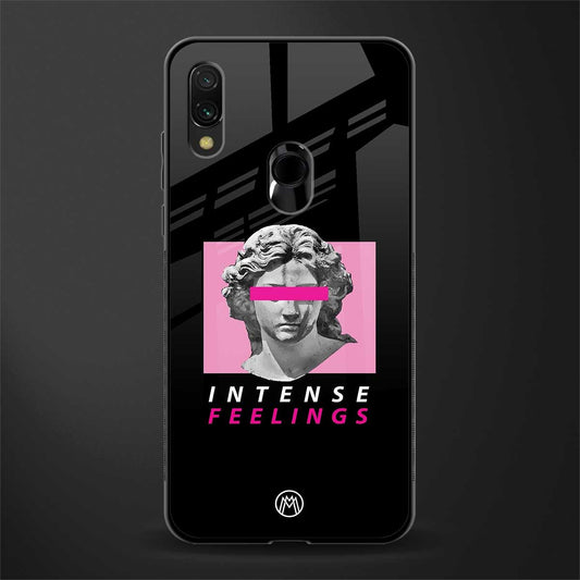 intense feelings glass case for redmi note 7 pro image
