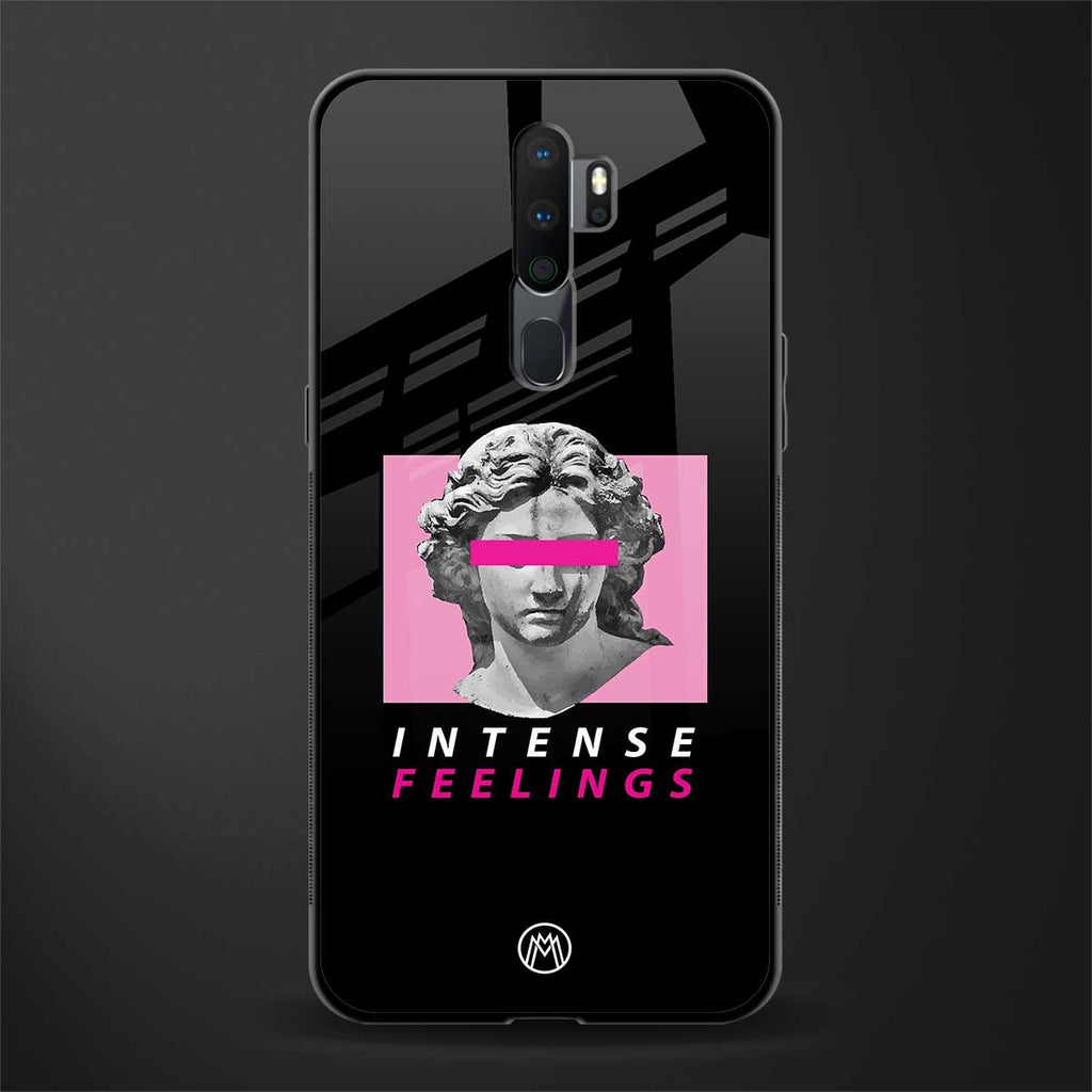 intense feelings glass case for oppo a5 2020 image
