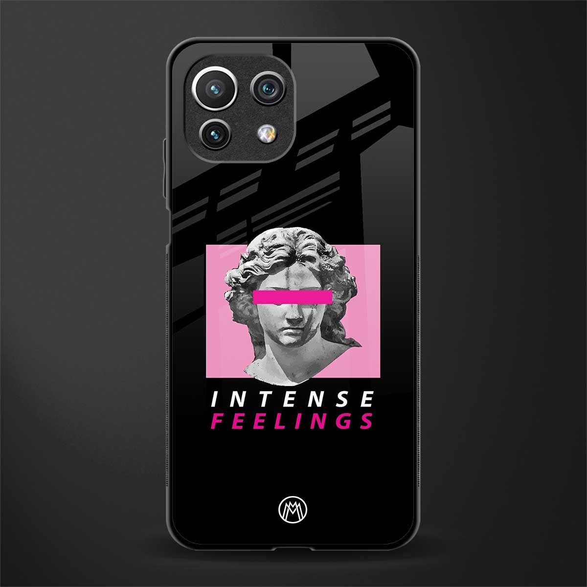 intense feelings glass case for mi 11 lite image