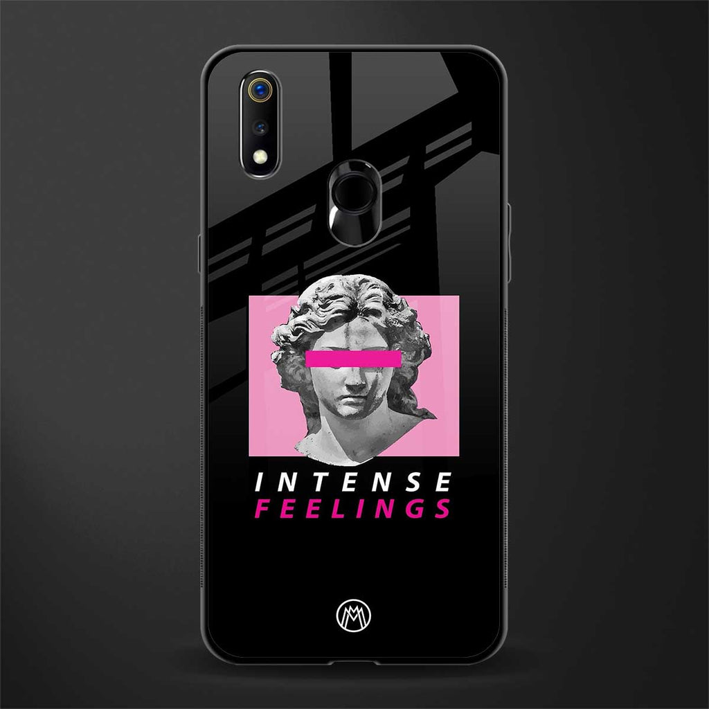 intense feelings glass case for realme 3 pro image