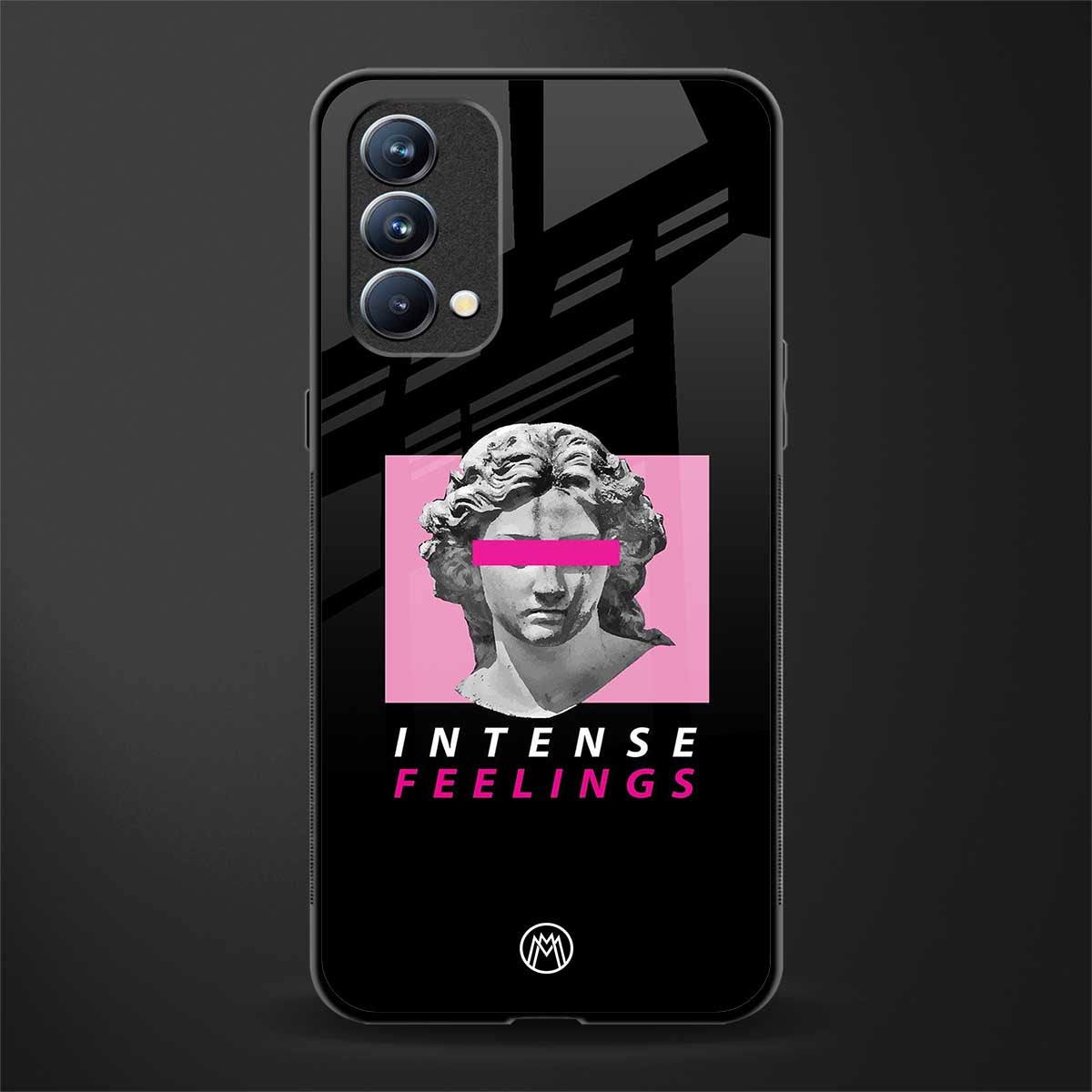 intense feelings glass case for oppo f19s image
