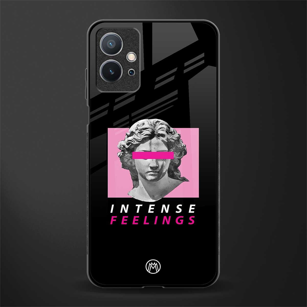 intense feelings glass case for vivo t1 5g image