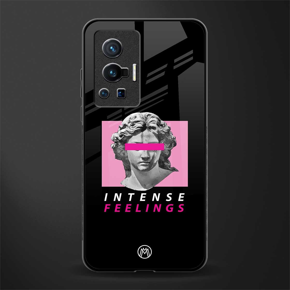 intense feelings glass case for vivo x70 pro image