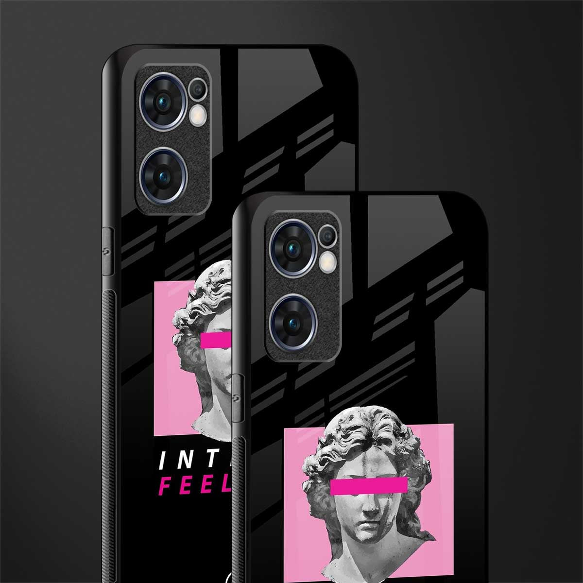intense feelings glass case for oppo reno7 5g image-2