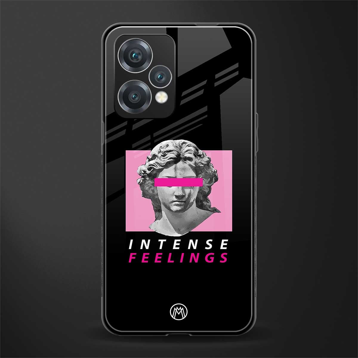 intense feelings back phone cover | glass case for realme 9 pro 5g