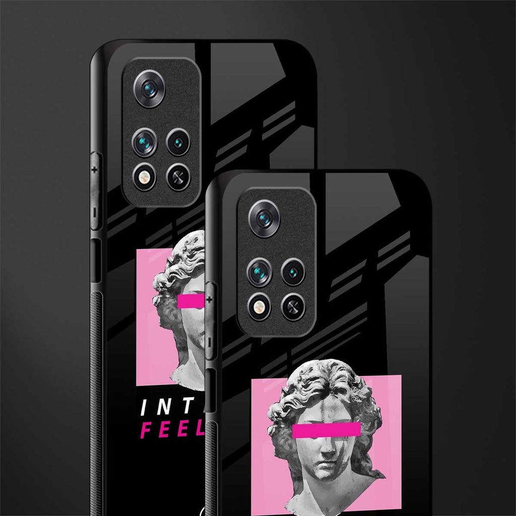 intense feelings glass case for xiaomi 11i 5g image-2