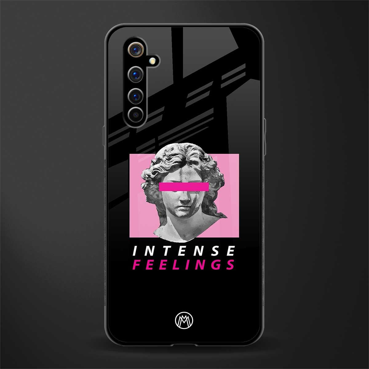 intense feelings glass case for realme x50 pro image