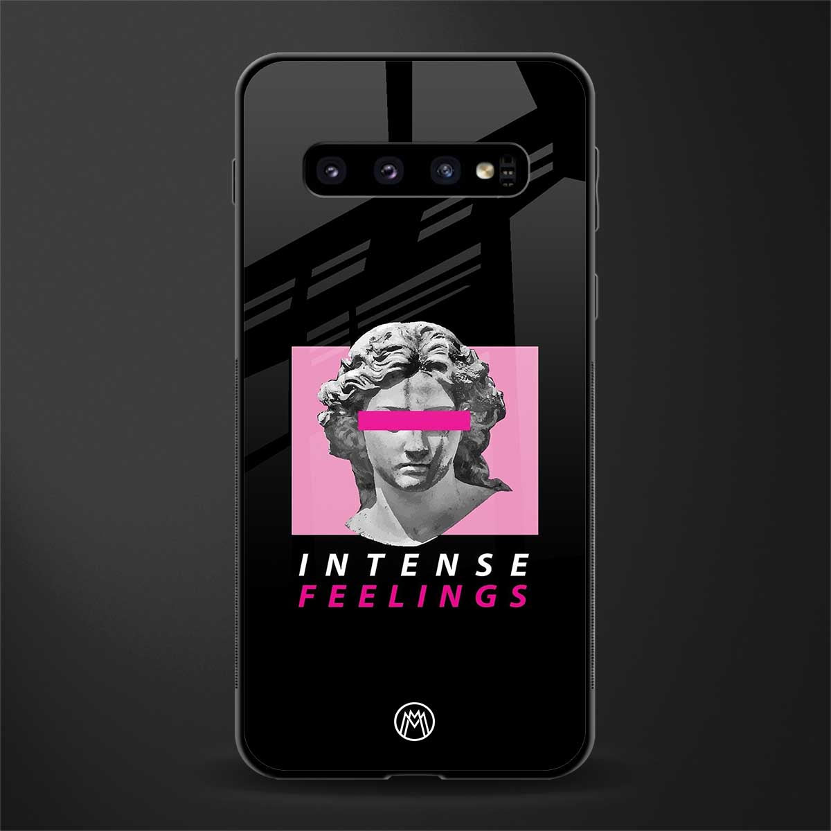 intense feelings glass case for samsung galaxy s10 image