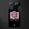 intense feelings glass case for redmi note 11s image