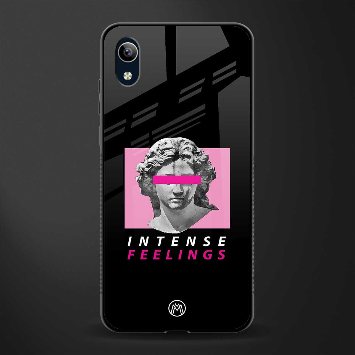 intense feelings glass case for vivo y90 image