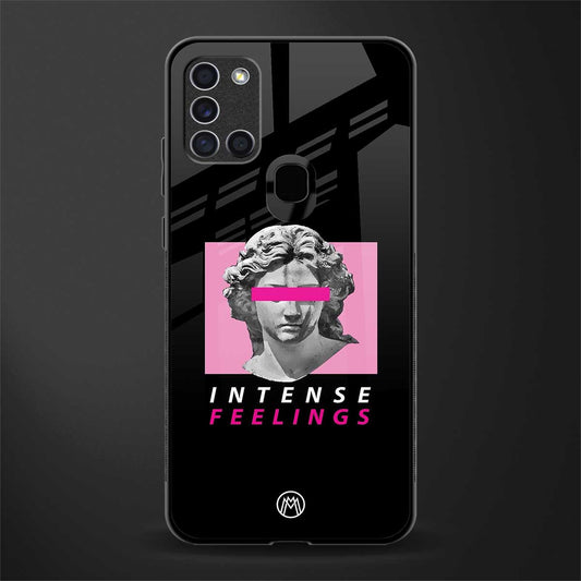 intense feelings glass case for samsung galaxy a21s image