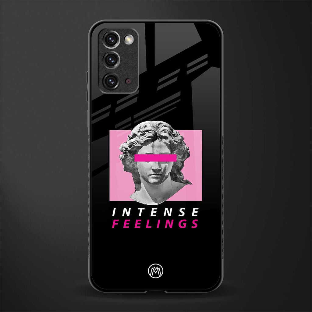 intense feelings glass case for samsung galaxy note 20 image