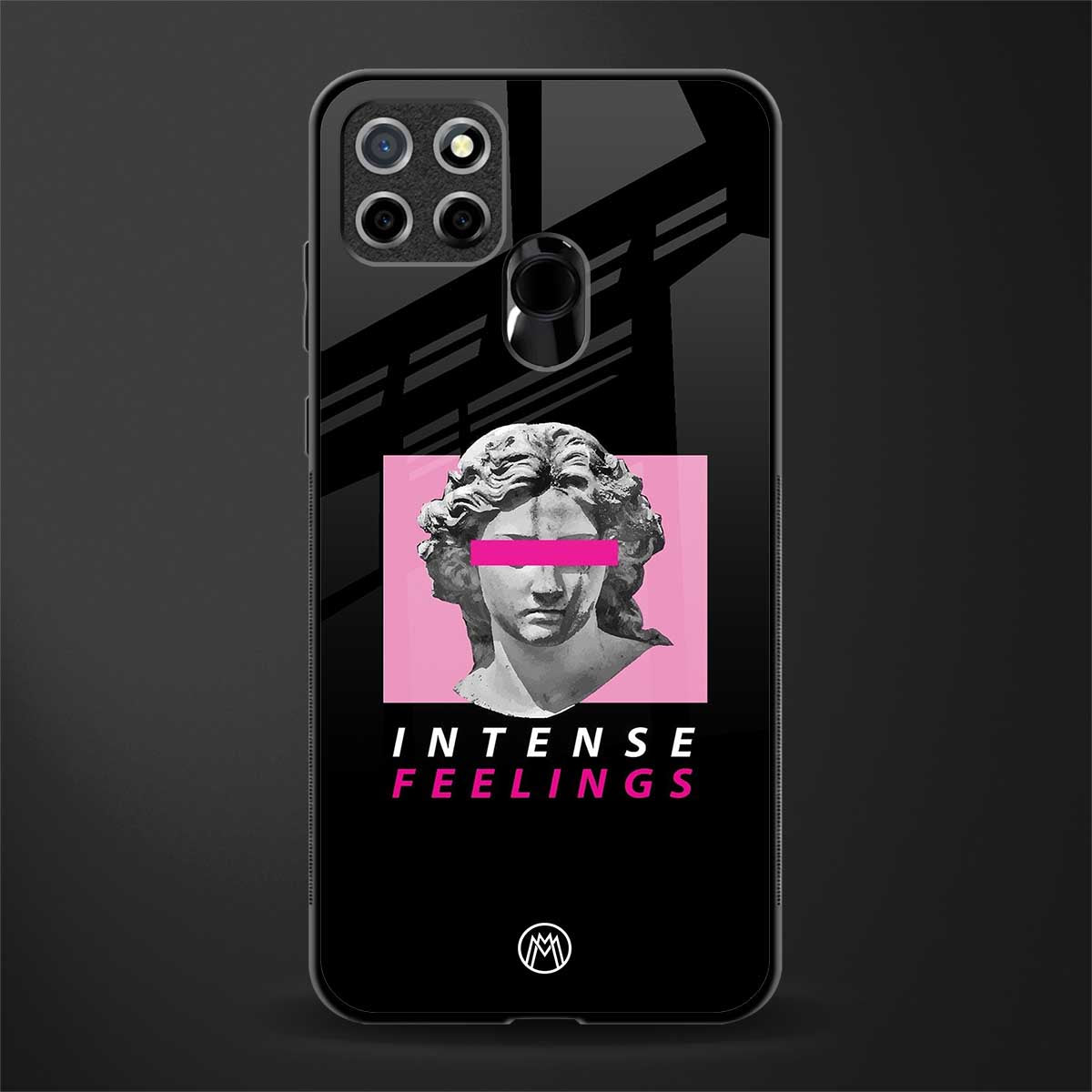 intense feelings glass case for realme narzo 20 image