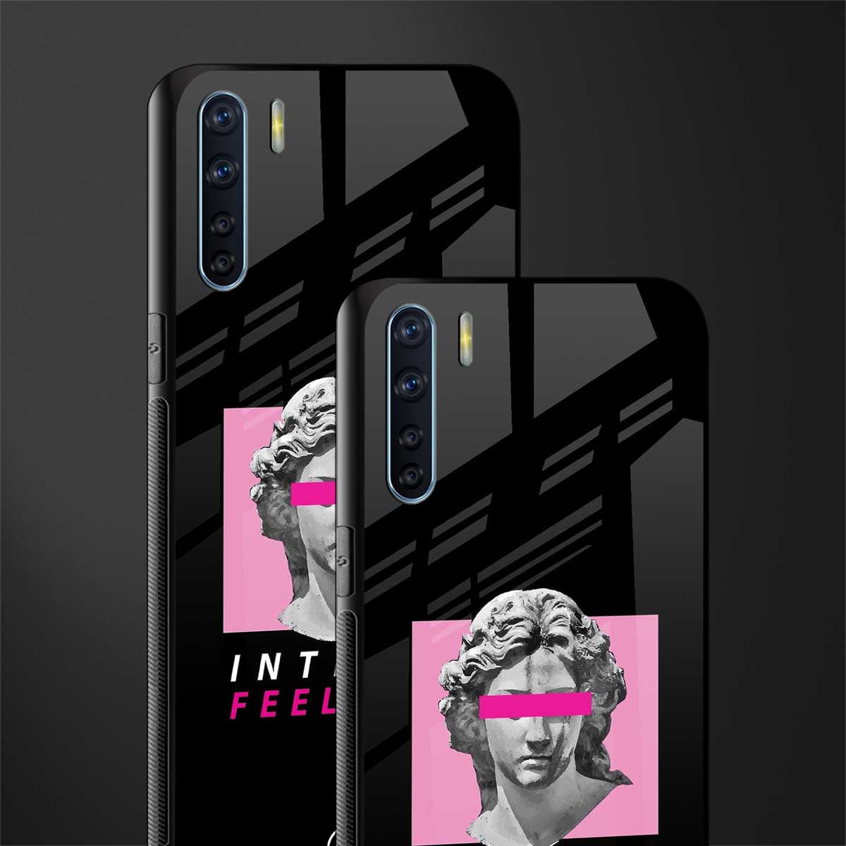 intense feelings glass case for oppo f15 image-2