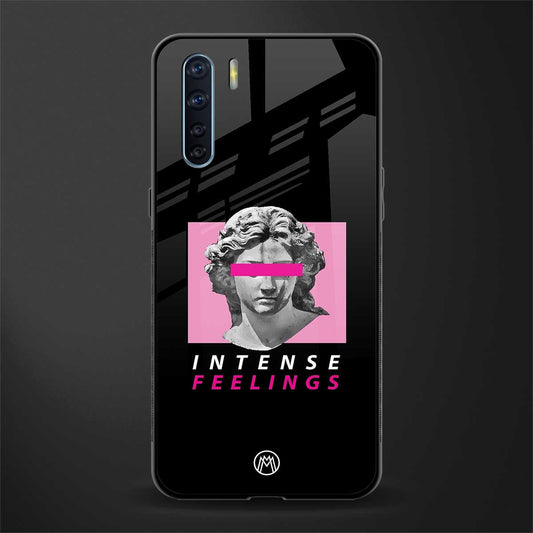 intense feelings glass case for oppo f15 image