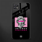 intense feelings glass case for oppo a15s image