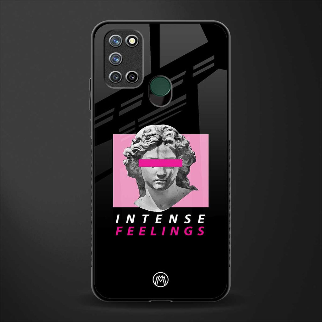 intense feelings glass case for realme 7i image