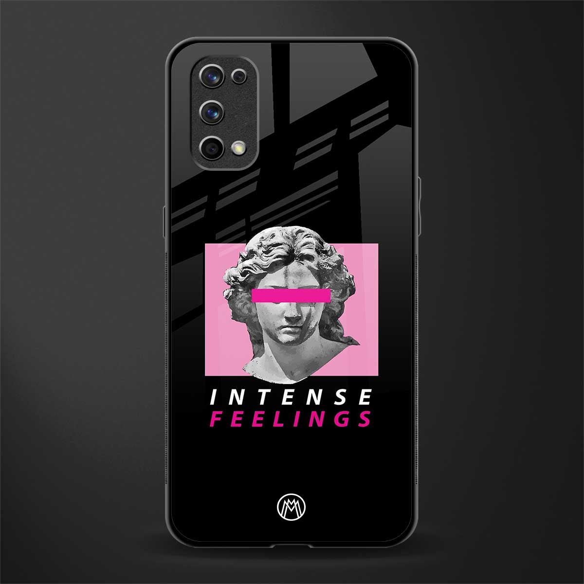 intense feelings glass case for realme 7 pro image