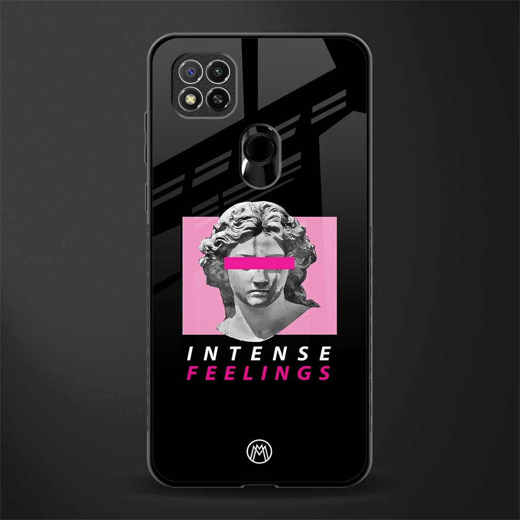intense feelings glass case for redmi 9c image
