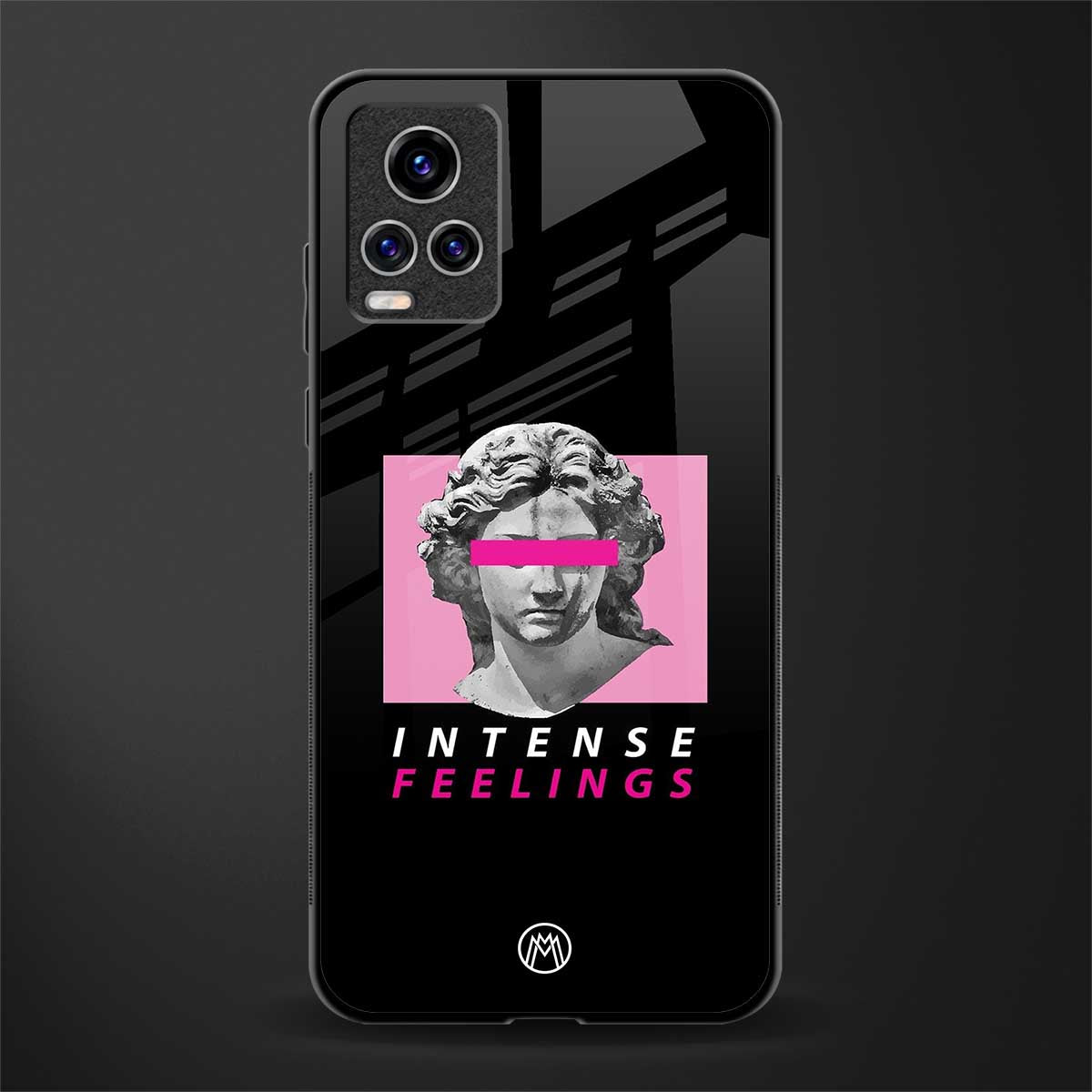 intense feelings glass case for vivo v20 pro image