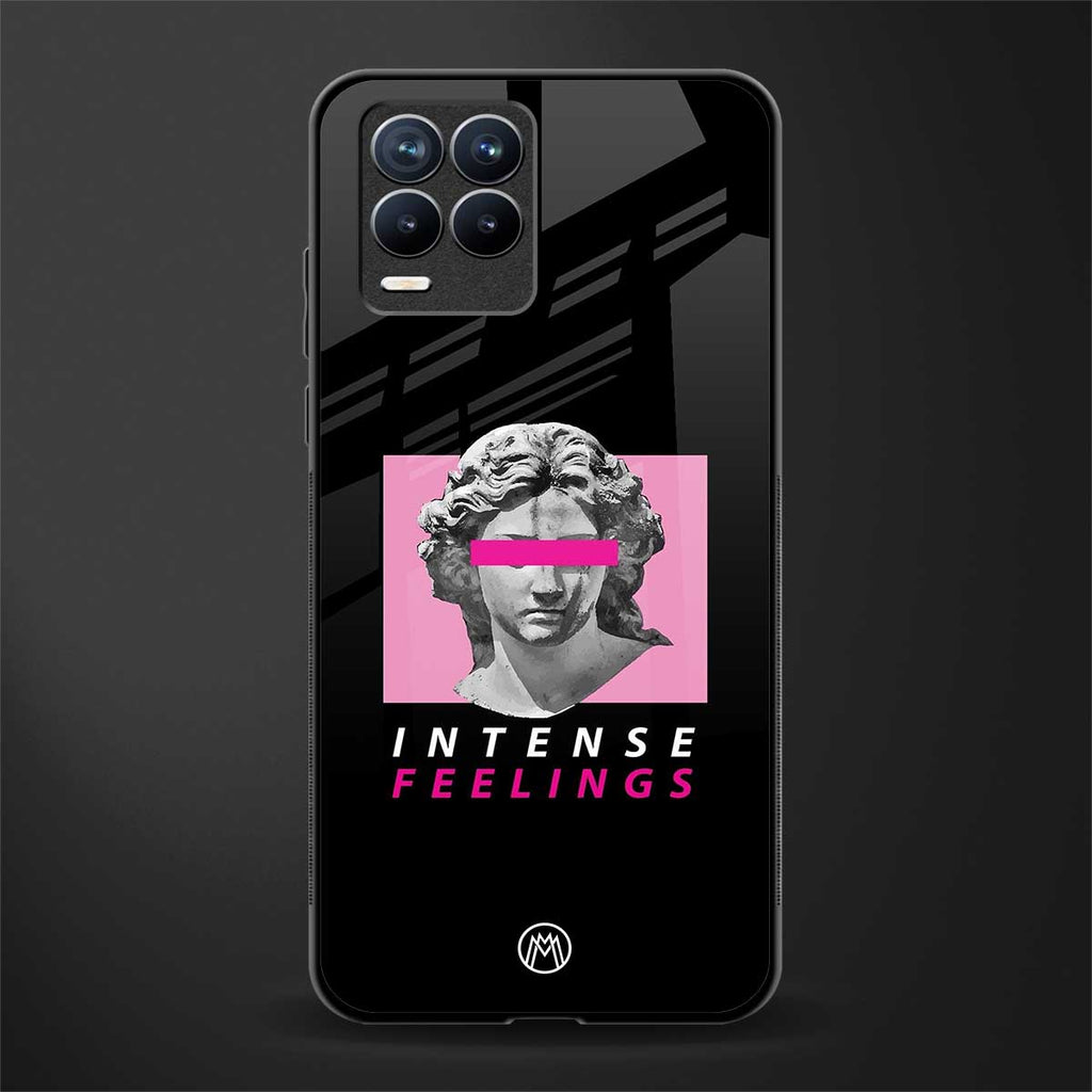 intense feelings glass case for realme 8 4g image
