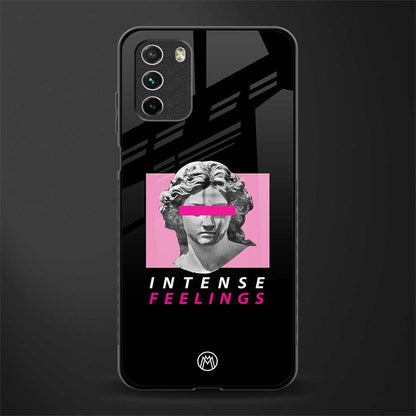 intense feelings glass case for poco m3 image