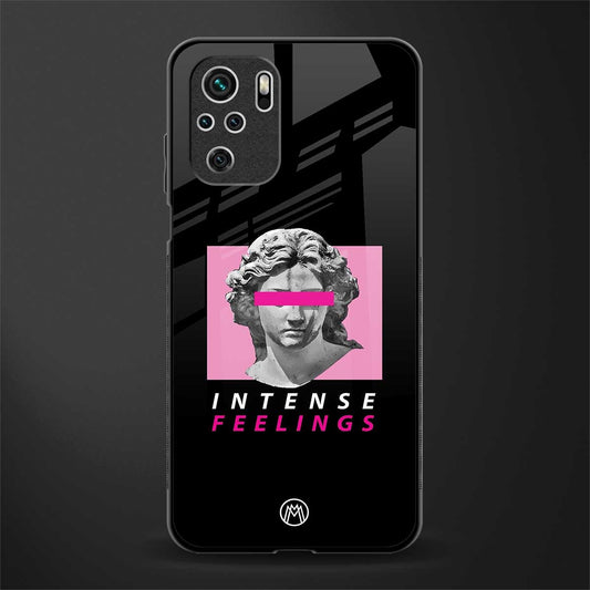 intense feelings glass case for redmi note 10s image