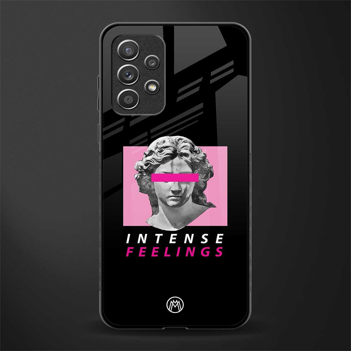 intense feelings glass case for samsung galaxy a72 image