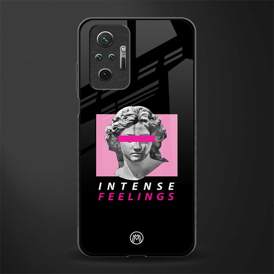 intense feelings glass case for redmi note 10 pro image