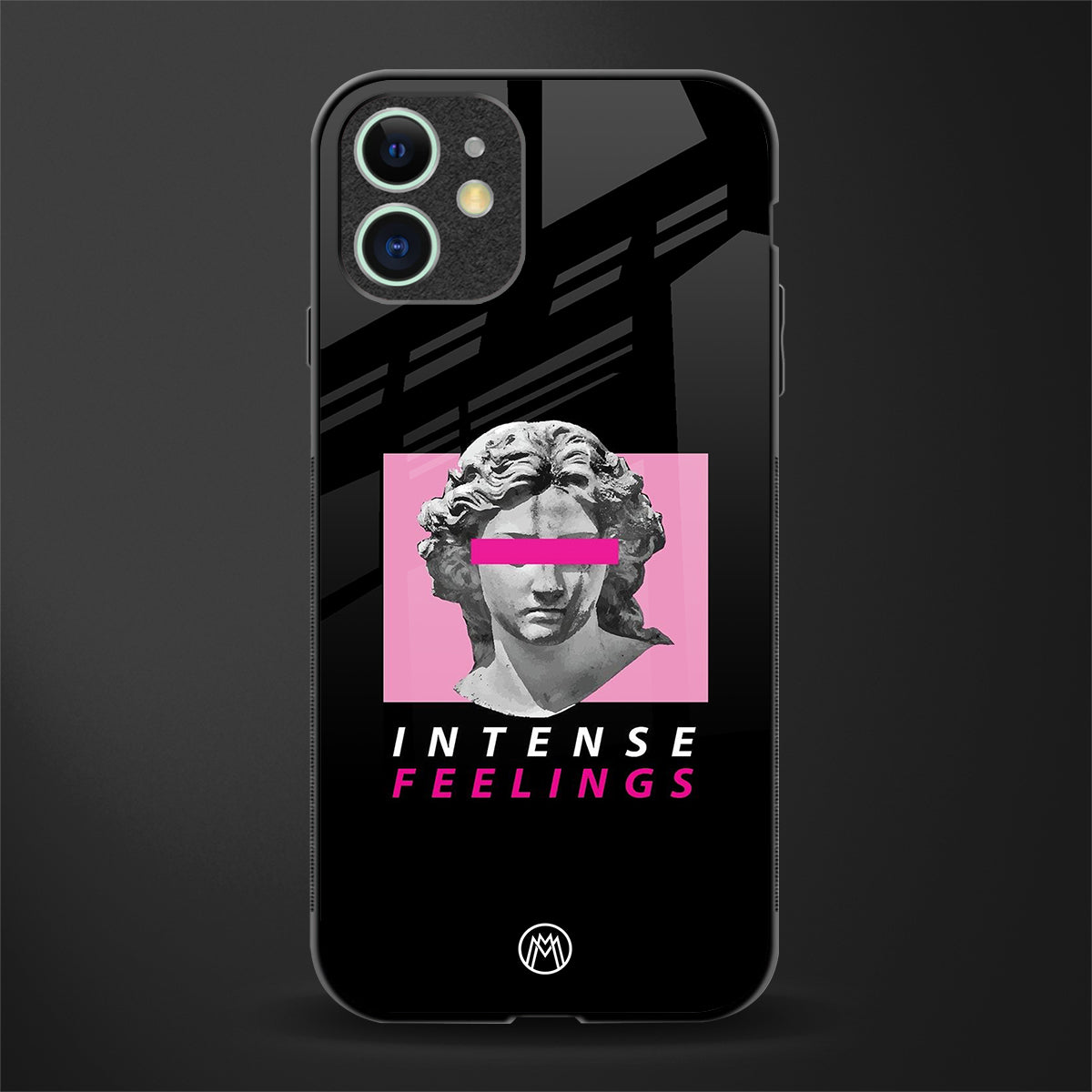 intense feelings glass case for iphone 11 image