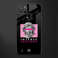 intense feelings glass case for realme c21 image