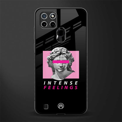 intense feelings glass case for realme c21 image