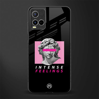 intense feelings glass case for vivo y21 image