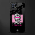intense feelings glass case for realme 8i image