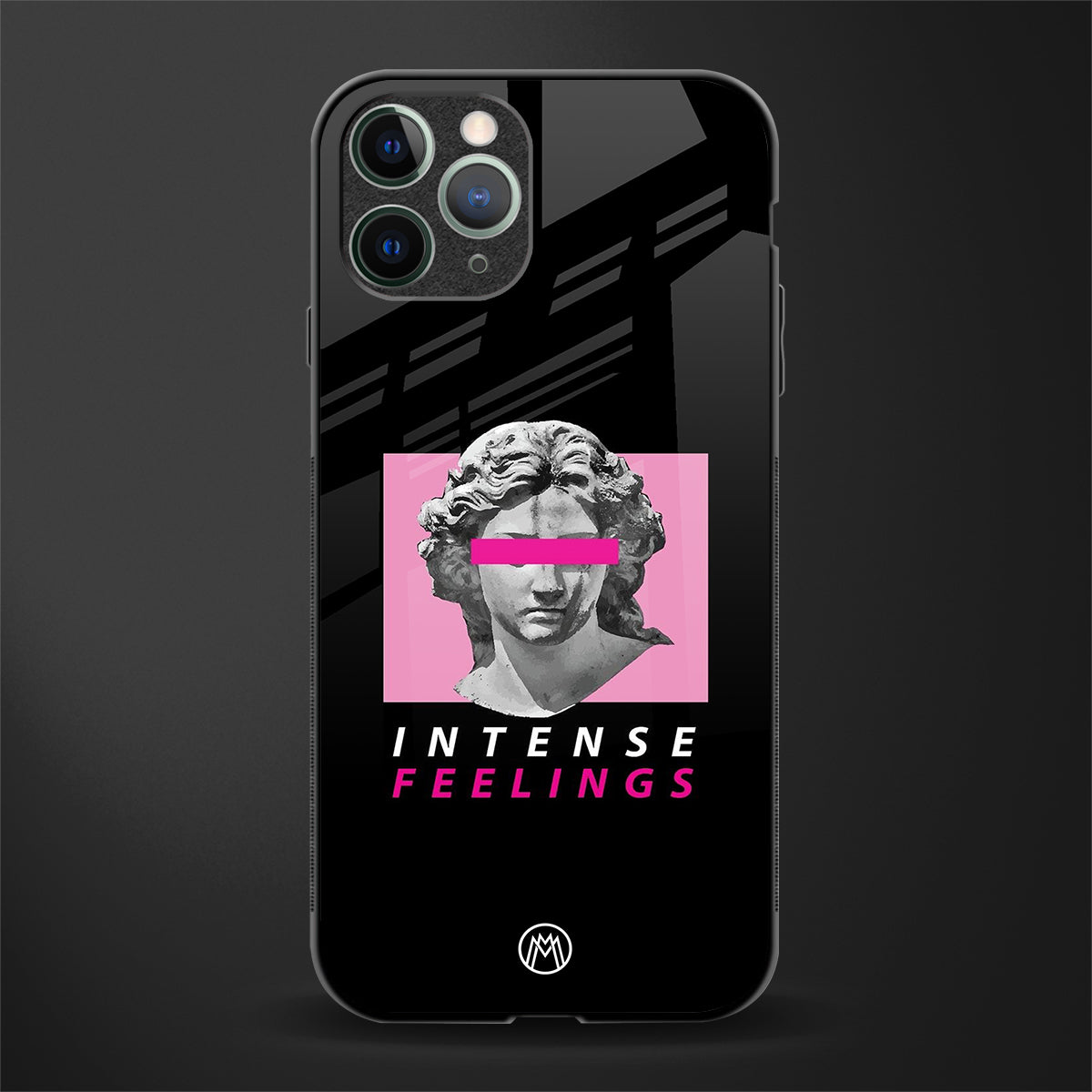 intense feelings glass case for iphone 11 pro max image