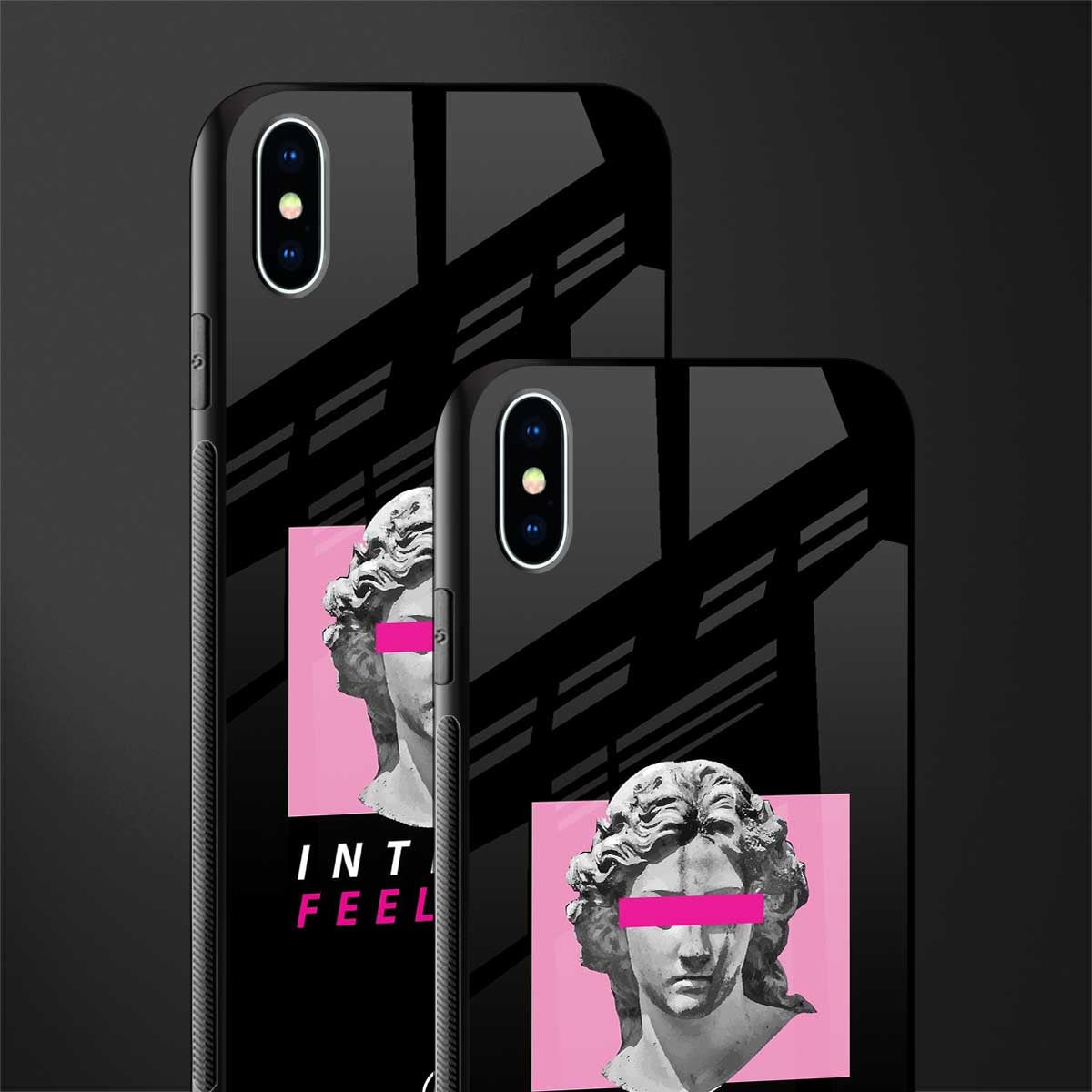 intense feelings glass case for iphone xs max image-2